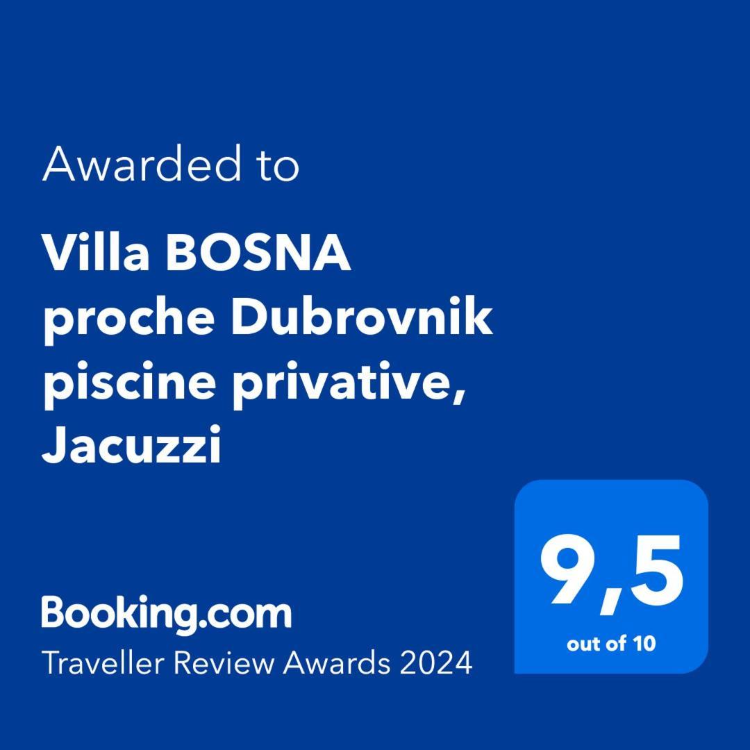 Villa Bosna Near Dubrovnik Very Beautiful Villa Entirely Privatized Swimming Pool, Jacuzzi, Sauna, Billiard, Ping-Pong Ivanica Eksteriør bilde
